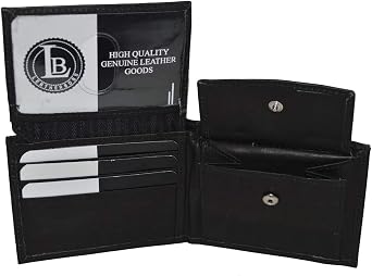 Boys Slim Compact Flap Id and Coin Pocket Bifold Wallet