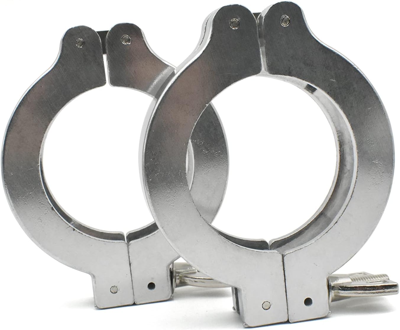 KF50 Aluminium Clamp With Win Nut ISO-KF Alu Clamps fit NW50 Vacuum Flanges 2packs