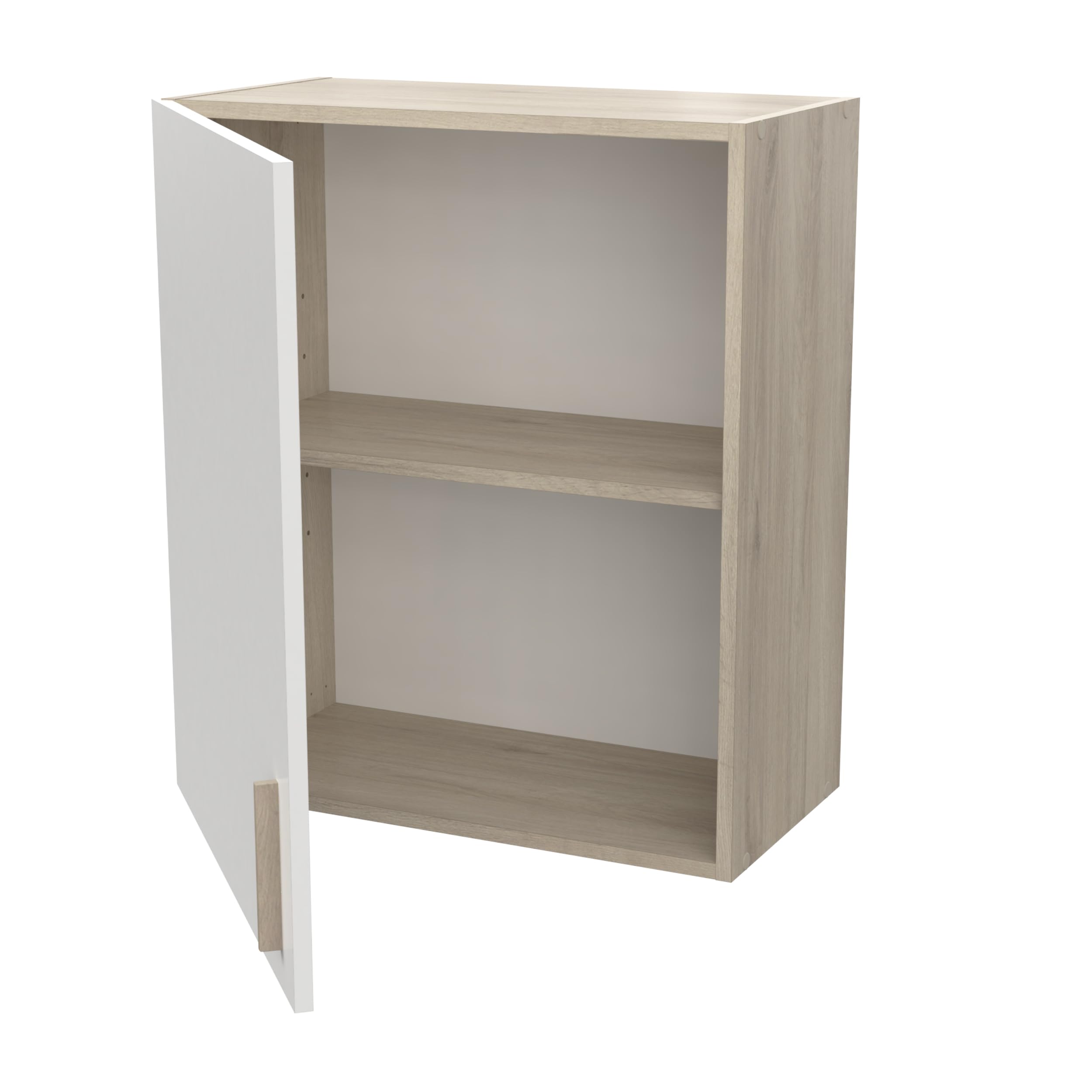 Demeyere Meuble Haut Cuisine Paprika Chêne 60 X 30 X 70 Cm - Étagère Réglable