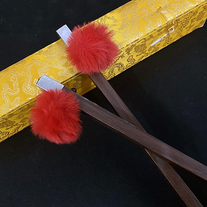 Chinesische Stäbchen (Holzmaserung) Zaubertricks Klassischer Zauberstab Magier Nahaufnahme Bühnenillusionen Gimmicks Requisiten Zubehör (rot)