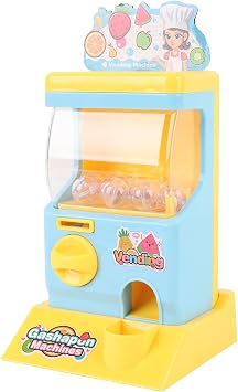 Kids Capsule Vending Machine, Miniature Capsule Toy Machine, Miniature Capsule Machine Toy for Boys and Girls,with Surprise Egg Blind Boxes Blue