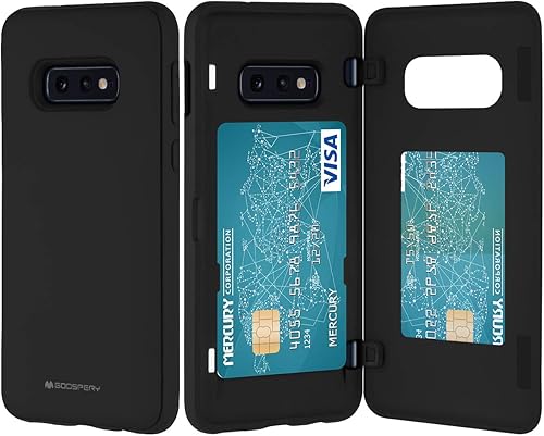 Miniatura 599 de GOOSPERY Parachoques magnético para puerta compatible con Galaxy S23, tarjetero tipo cartera, cierre automático, protección de doble capa resistente