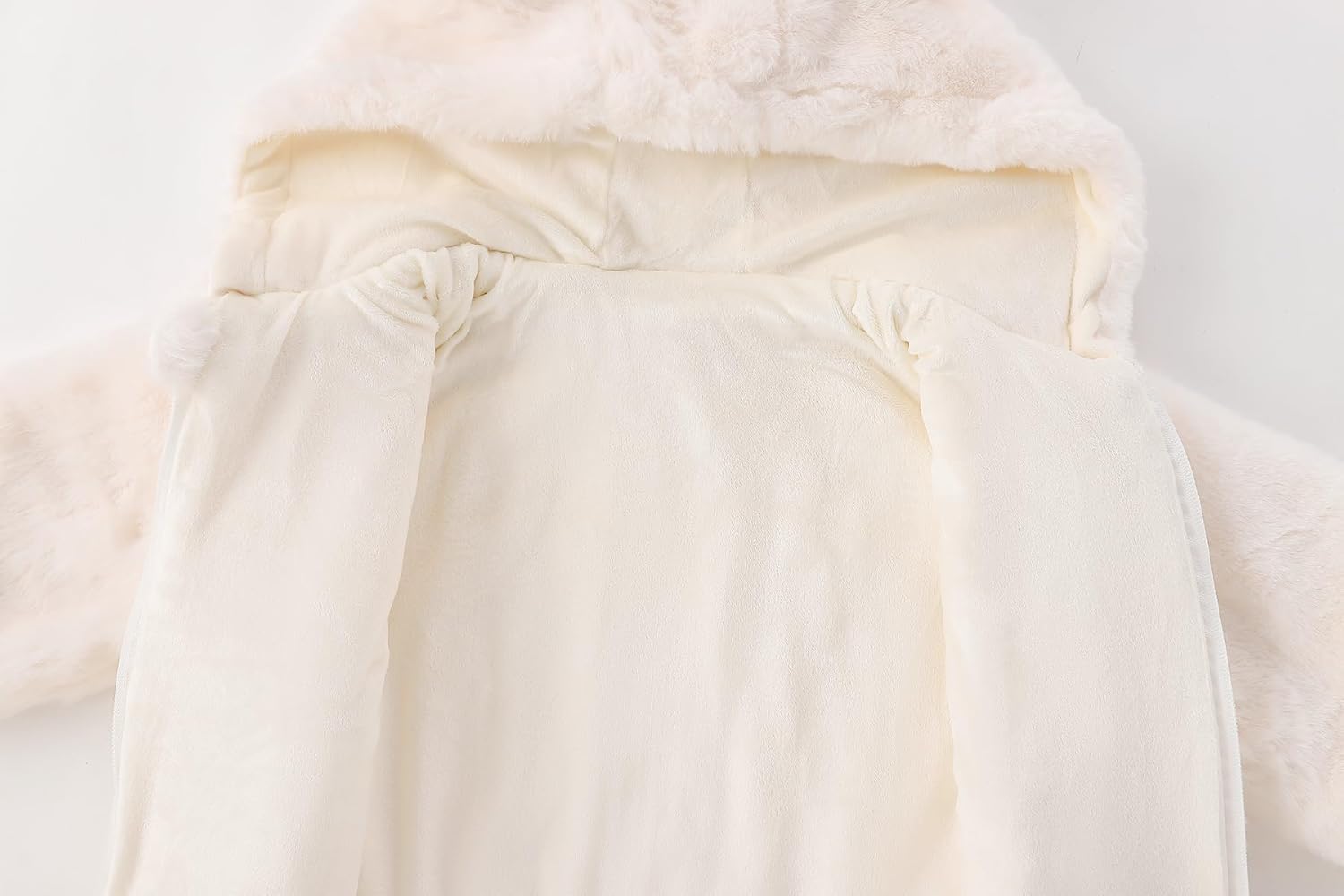 AIWUHE Toddler Fleece Jacket Winter Coat Boys Girls Hooded Fleece Warm Outwear 3D Ear Padded Zipper Jacket With Pockets 1-6Y - Image 4