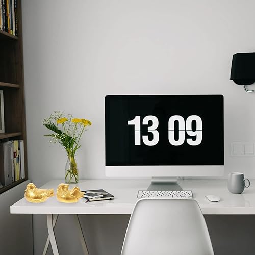 Miniatura 5 de BESPORTBLE 2 figuras coleccionables de Feng Shui Mandarín chino Yuan Yang Mandarín, estatua de pájaros de amor, decoración para automóvil,