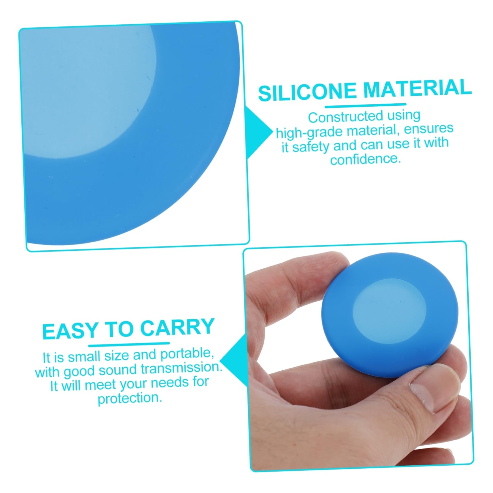 PRETYZOOM 10 Juegos Funda Protectora De Estetoscopio De Silicona De Compatible Mayoría De Estetoscopios Para Hospitales Y Clínicas Instalación Y Uso Color Azul 10 Piezas X 10