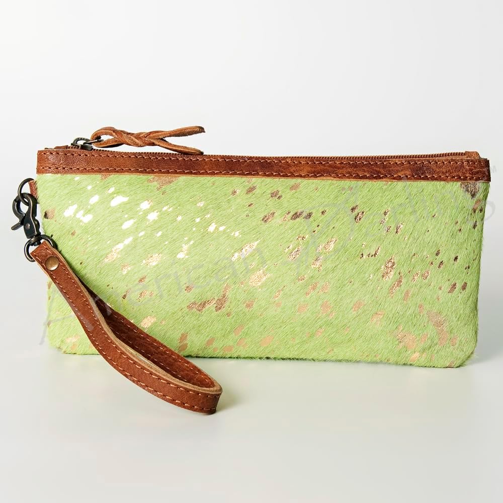 American Darling Wristlet Hair on Genuine Leather Western Women Bag | Handbag Purse Travel Clutch