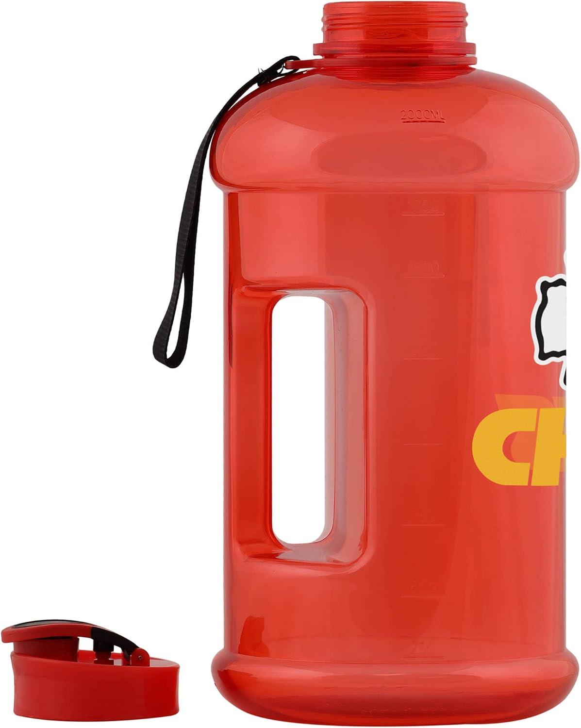 FOCO NFL Team Logo 2L Plastic Clear Large Sports Water Bottle - Image 3