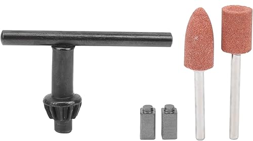 Miniatura 5 de Jeanoko HT2419 - Juego de amoladora eléctrica de corte de jade de grado industrial, amoladora angular inalámbrica con mandril de control de