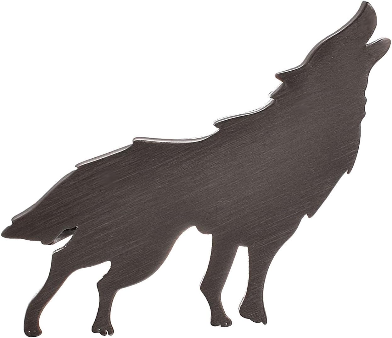 Yoursfs Grey Wolf Tie Clips For Men Animal Novelty Tie Clip Bar For Men Business Jewelry