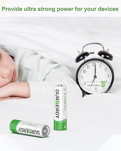 Miniatura 5 de Paquete de 48 pilas AA, 10 años de vida útil, pilas AA dobles de 2800 mAh para reloj, pilas AA, alcalinas LR6