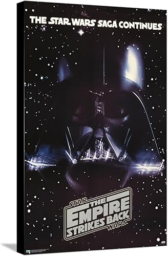 Miniatura 1 de Trends International Star Wars The Empire Strikes Back - Vader One Sheet Canvas Wall Poster