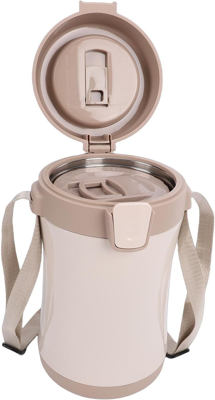 Insulated Food Jar Large Capacity Warm Freshness for over 8 Hours Large Capacity 3 Containers with Lids Vacuum Lunch Box with 316 Stainless Steel for Professionald Students