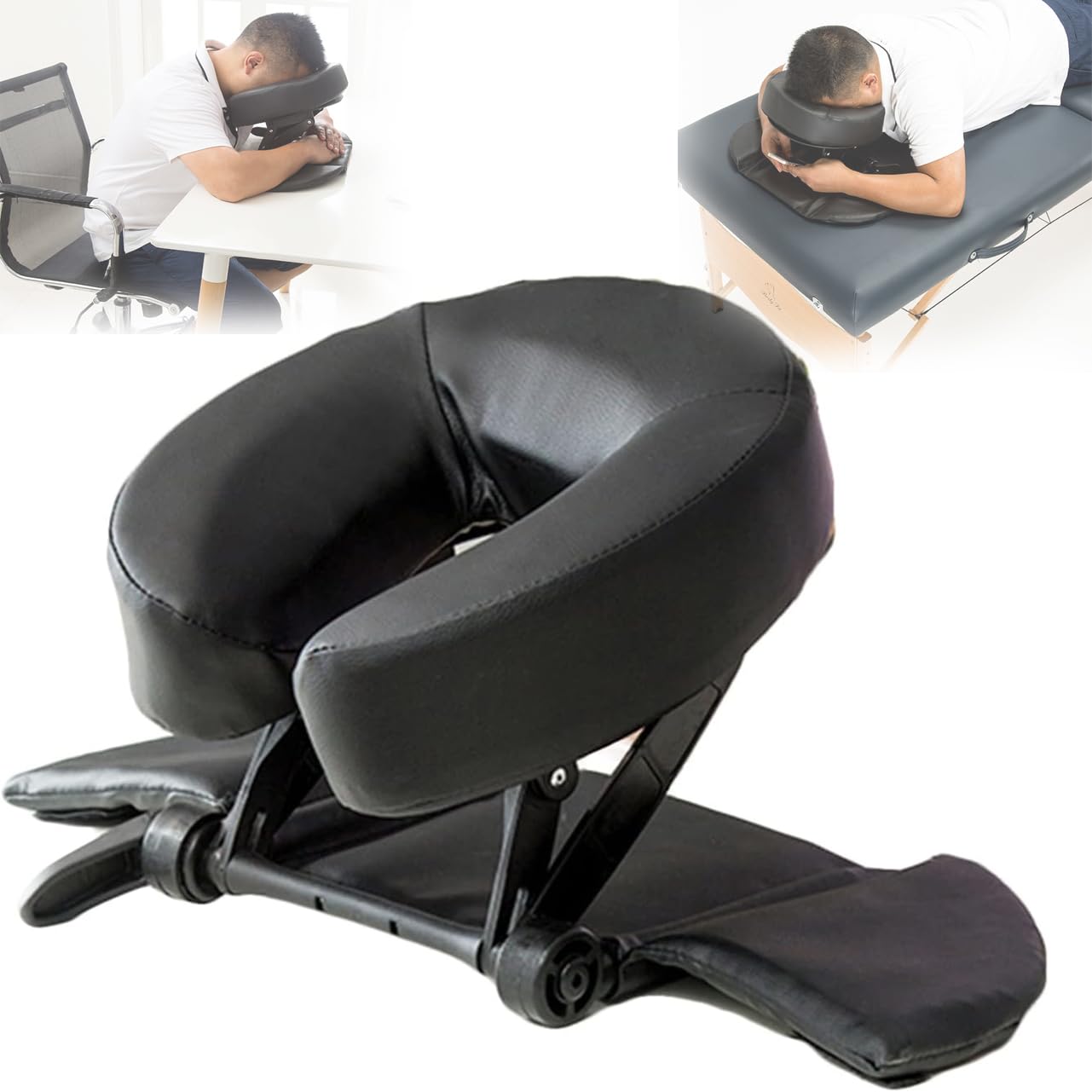 Cuscino per lettino da massaggio, supporto regolabile da 0 a 90°, cuscino per il viso da salone di bellezza