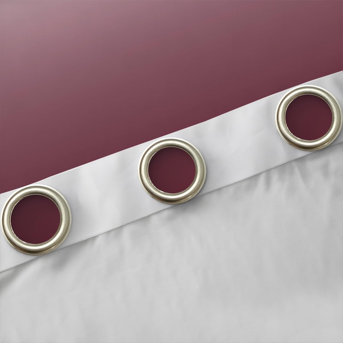 Erosebridal Burgundy Window Curtains Luxury Blackout Curtains Women Ombre Window Treatments Drapes for Bedroom 2 Panels,52X63 Inch,Art Aesthetic Curtain,Gradient Bedroom Decor