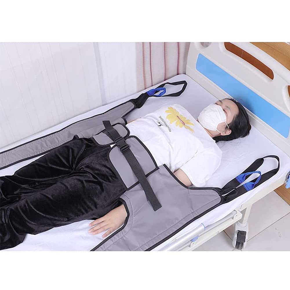 Cinturón de Transferencia Arnés De Elevación De Paciente De Cuerpo Completo, Paciente Cinturón De Transferencia con Ajustable Altura para Posicionamiento Y Elevación De La Cama, Enfermería
