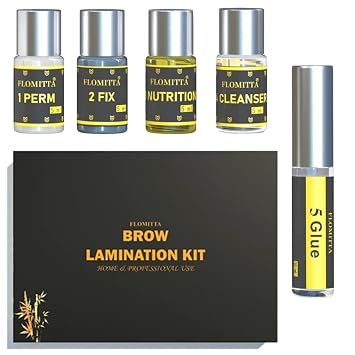 Eyebrow Lamination Kit DIY Brow Shaping Kit for Instant Lift Professional for Fuller Eyebrow Safe Effective Home and Salon Use Brow Glue and Brushes Added 25ml