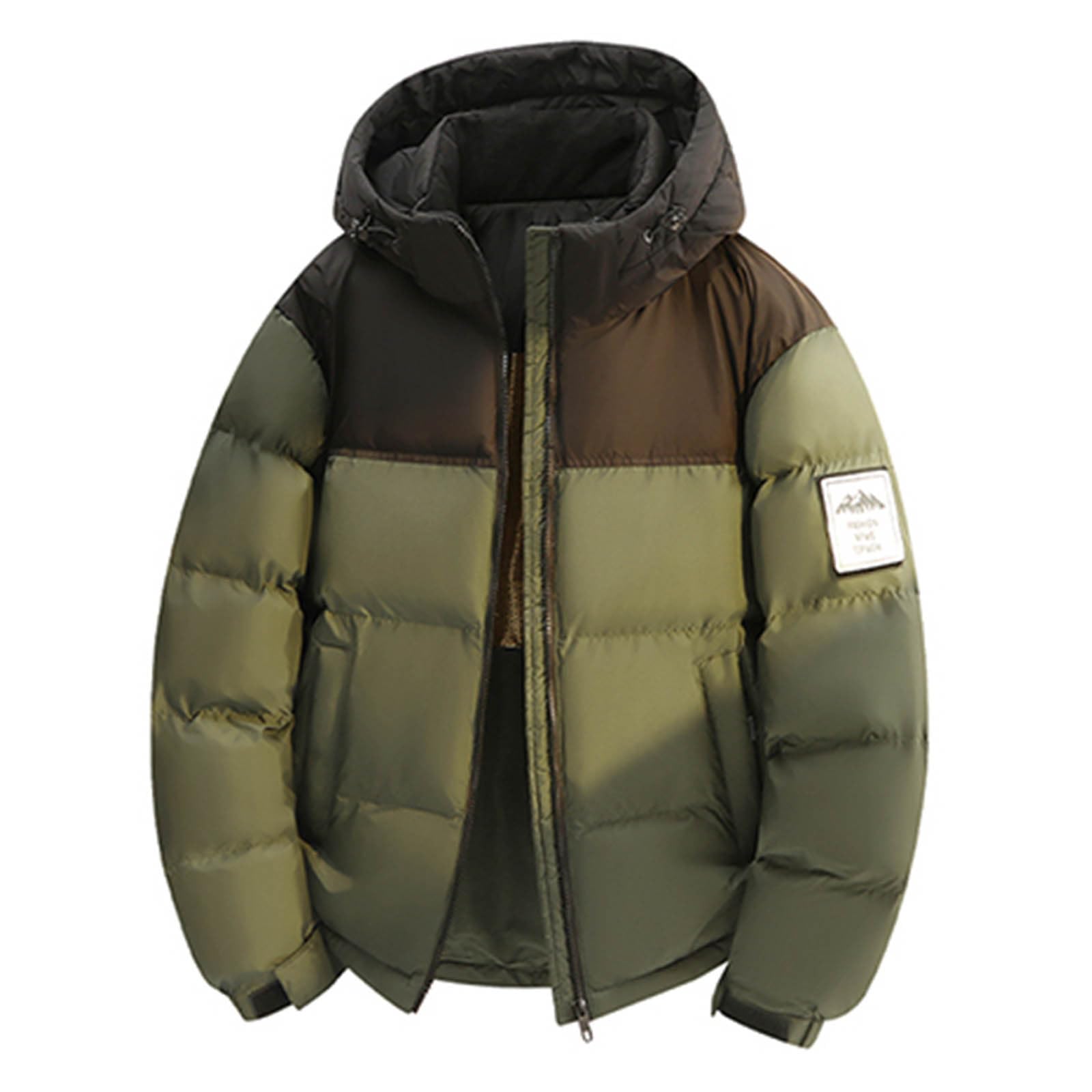 Winterjacke Herren Daunenjacke Wasserdicht Outdoorjacke Warme Windjacke