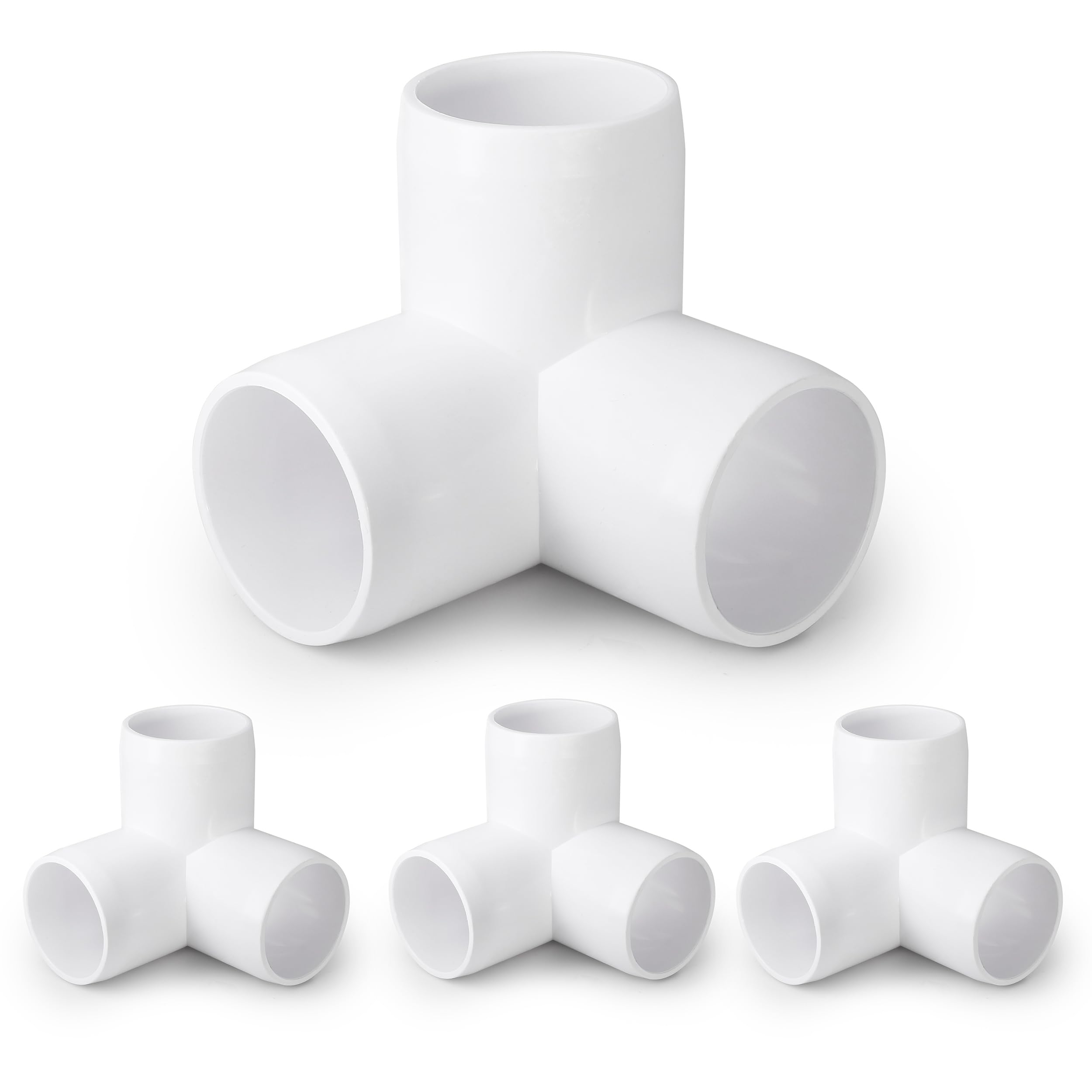PVC/A1146-6/A1147-1/ Amazon.com: 3 Way PVC Pipe Fittings 1-1/4 Inch, Zernmiarder White
