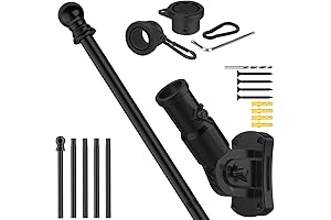 Heavy Duty Adjustable T304 Stainless Steel Flag Pole Kit For Garden Patio Home Yard