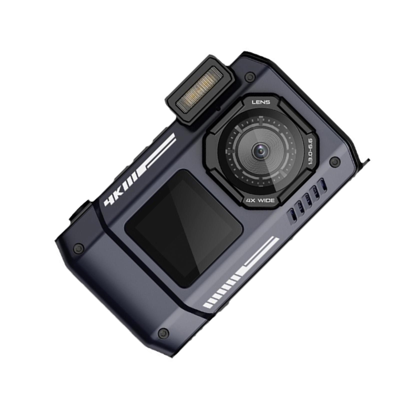 Cámara digital de píxeles de alta resolución de 6500 W con zoom 10 x IP68 cámara digital impermeable para un uso versátil