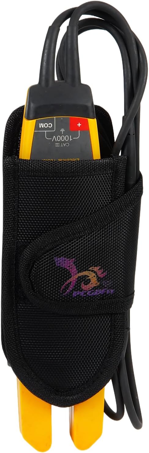 Holster with Belt Loop for Fluke T5 /T6/ T3 Electrical Tester, Sturdy Fabric Tool Holster,Multipurpose Tool Belt Bag