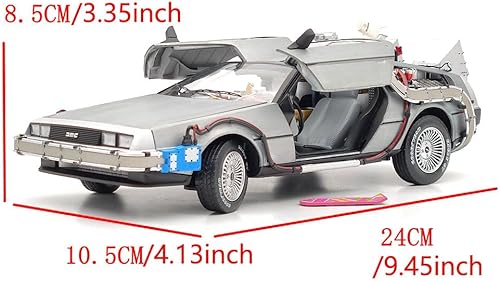 Miniatura 2 de HW 118 Elite para Volver al Futuro Time Machine Ultimate Edition BCJ97 Modelos de coches fundidos a presión Colección Hobbies Regalos