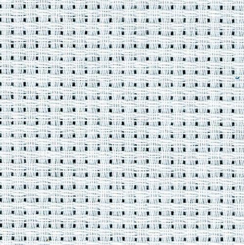 Zweigart 6 count White Aida Binca quality fabric ideal for children's sewing in various sizes (25 x 30 cm)