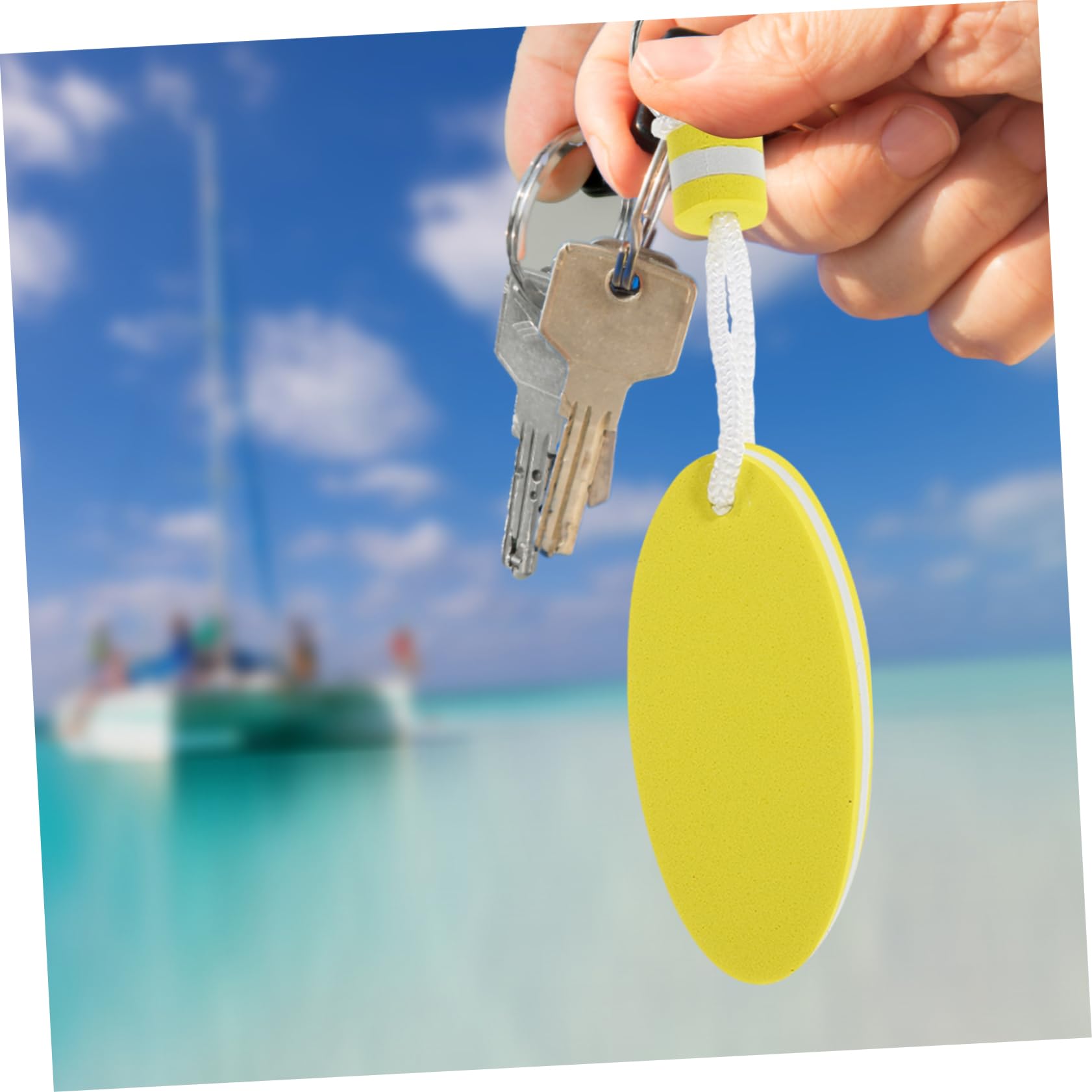 INOOMP 5 Set Di Portachiavi Galleggianti in Eva Con Design A Tavola Da Surf Robusti E Resistenti Per Uso Esterno 6 Pezzi * 5