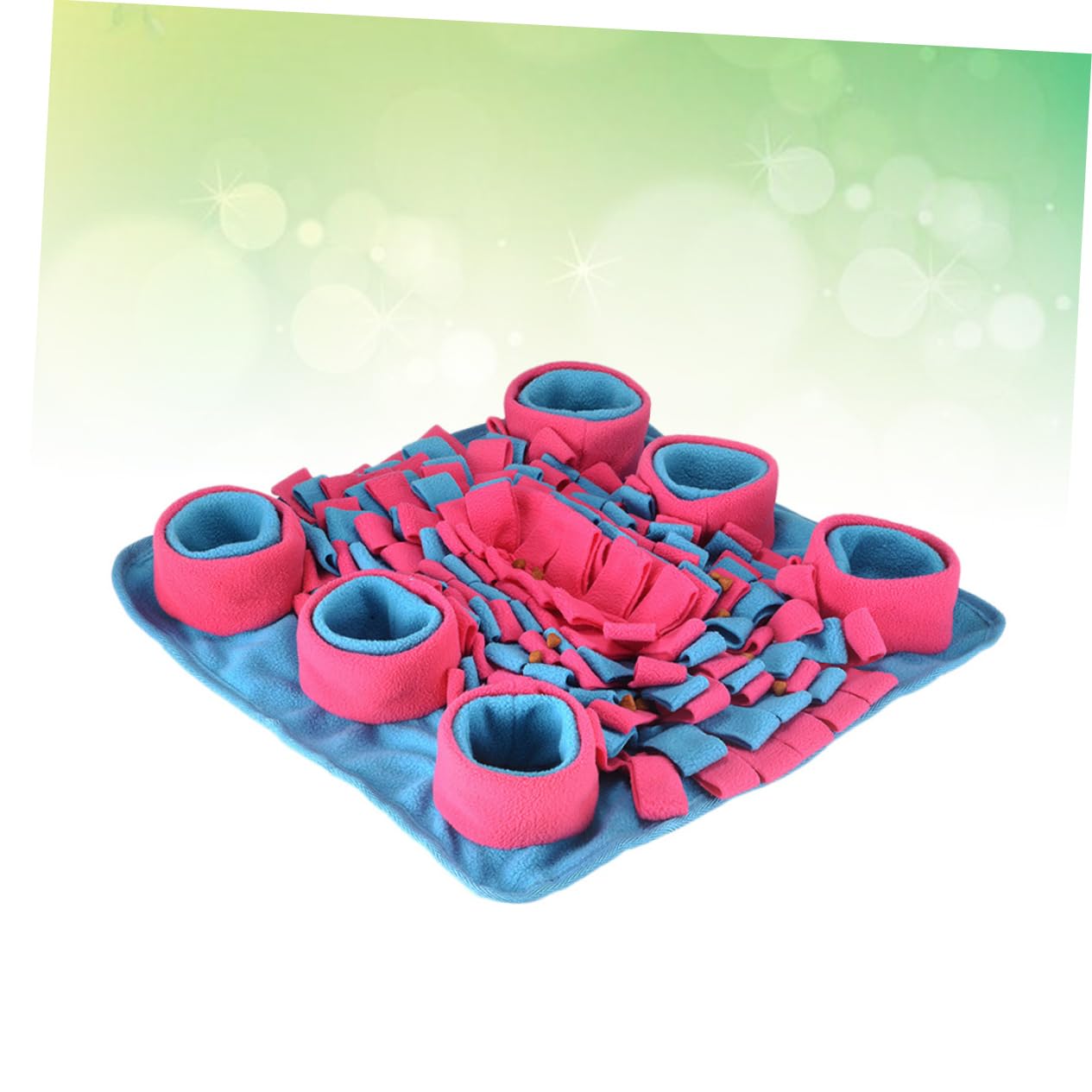 Lesipee rutschfeste Unterseite Matte Langsam Hund Leckmatte und Hunde aus Polar Fleece zum Futterverstecken Training