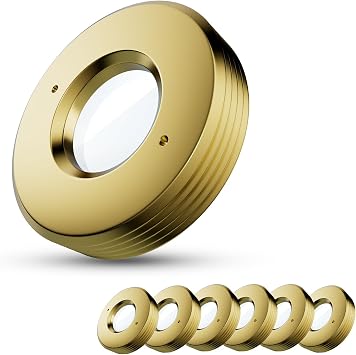 SCULPFUN 6PCS iCube Pro Max 10W Original Laser Lens, Easy to Install, Highly Transparent,Oil Resistance, Long Lifespan, Replacement Laser Lens for Laser Engraver and Laser Cutter