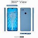 Pikkme Back Cover for Oppo F9 / F9 Pro / A5 / A5S / A7 / A11K / A12 / Realme 2/2 Pro / U1 | Camera Protection Shockproof Soft Matte Silicone Bumper Case (Aqua Blue) gallery image