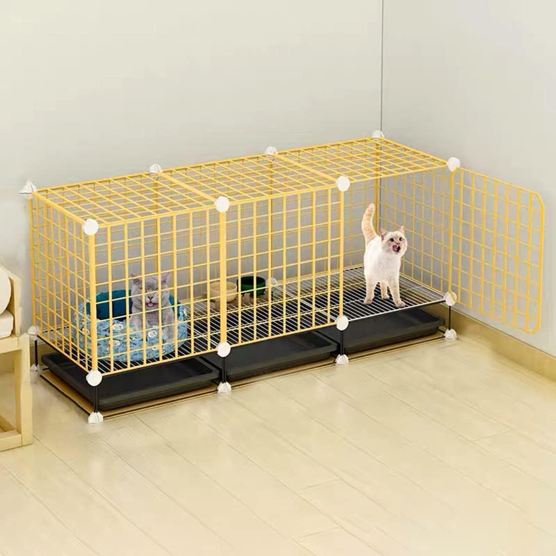 Cage en métal pour petits animaux résolvant le manque d'espace intérieur