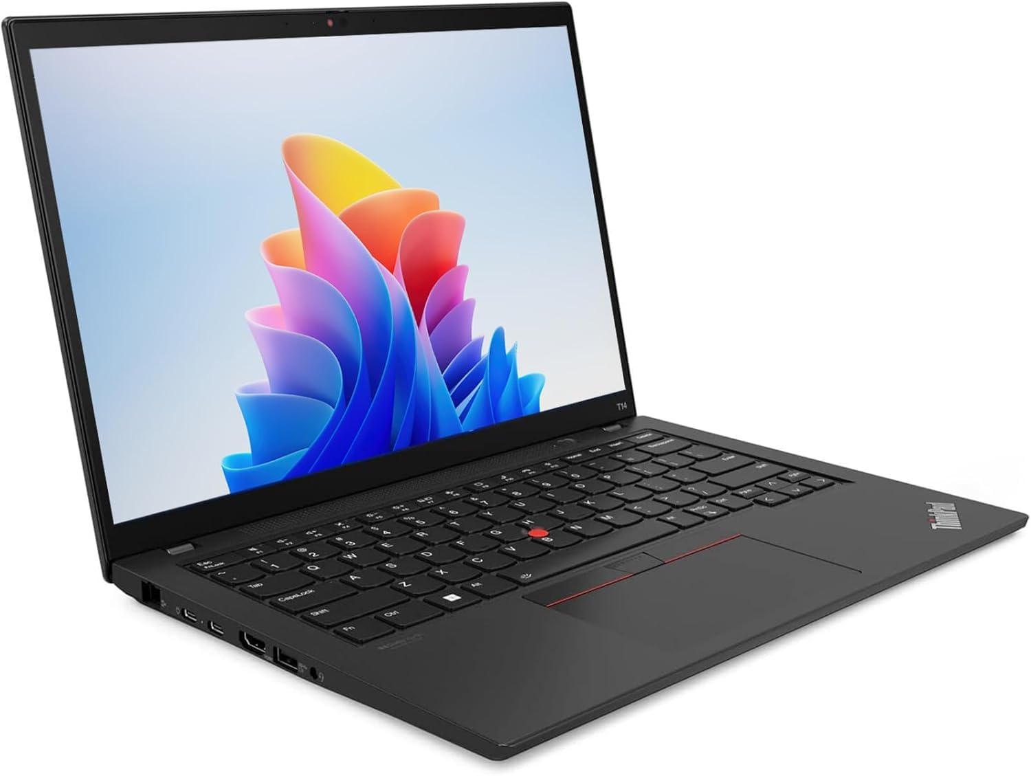 Lenovo Thinkpad T14 Ordinateur portable, 14" FHD (1920 x 1080), Intel Core i7-10510U, 16 Go de RAM, 512 Go SSD, webcam, clavier Qwerty américain, Windows 11 Pro (renouvelé)