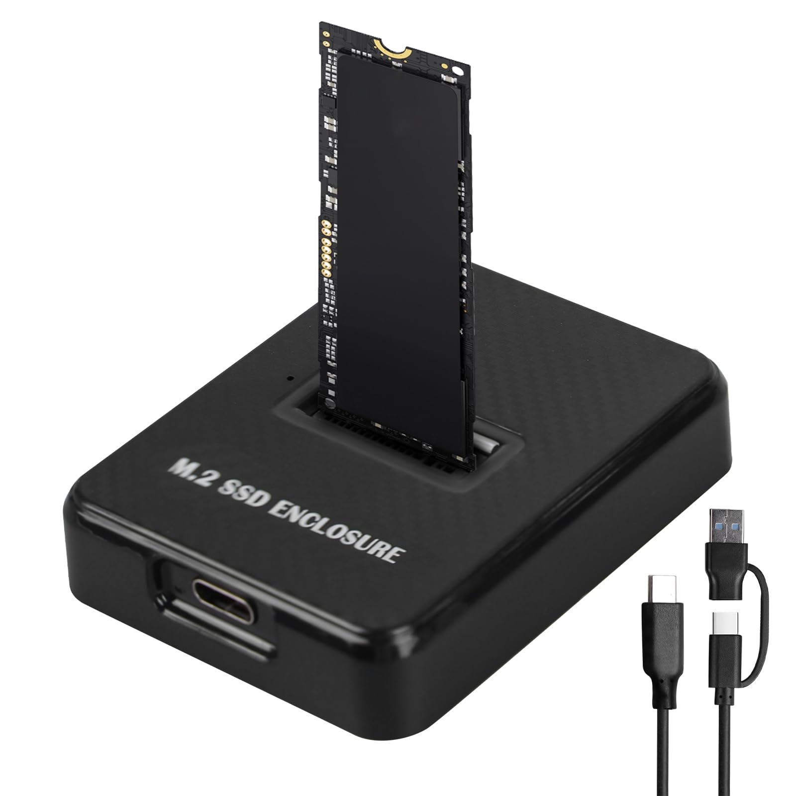 M.2 NVMe & SATA Docking Station, Disques Dur Disques Dur Station d'accueil 10Gbps USB 3.2 Gen2 Adaptateur pour M-Key/B+M Key Dual Protocole Boîtier SSD externe NVMe & NGFF pour SSD 2230/2242/2260/2280