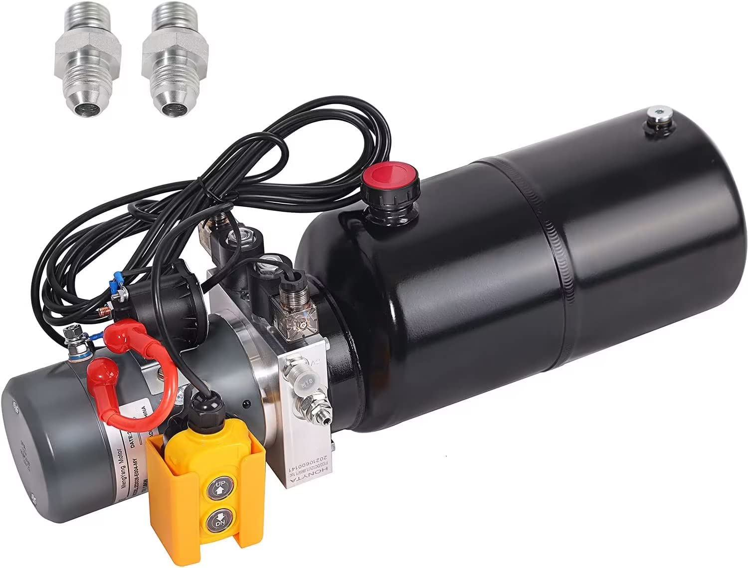 Dump Trailer 12V Hydraulic Pump Unit - 8 Quart Pump With 3200 PSI & 0.