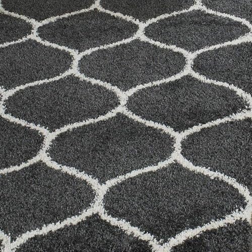 Image of Handmade Shaggy Pure Microfiber Smooth & Anti-Skid Carpets for Bedroom & Living Room, 2 inch Thickness Size- 6X8 Feet