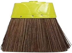 Vassoura Piacava Natural Sem Cabo Limpeza Pesada Cerdas Resistentes Unidade