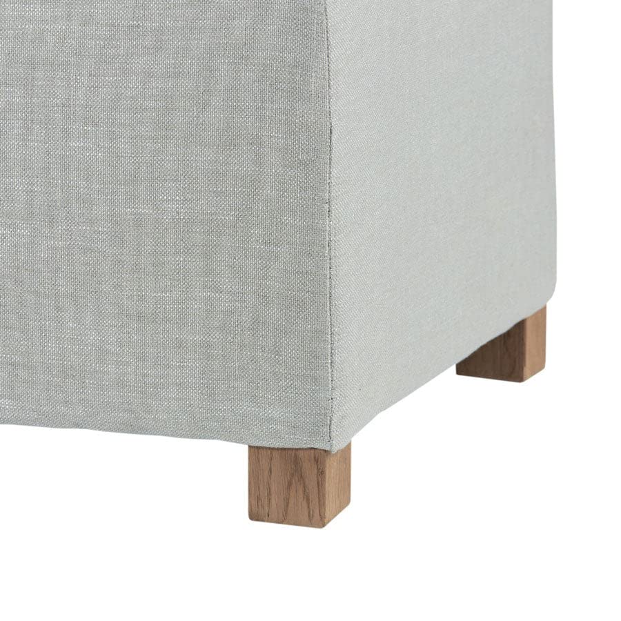 Image of MODERN WAVE Ashlee 50 inch Large Fabric Upholstered Flip Top Storage Bench 3 Seater Sofa Couch Pouffe Sofa Bench Ottoman for Living Room, Bedroom, Office. (Taupe)