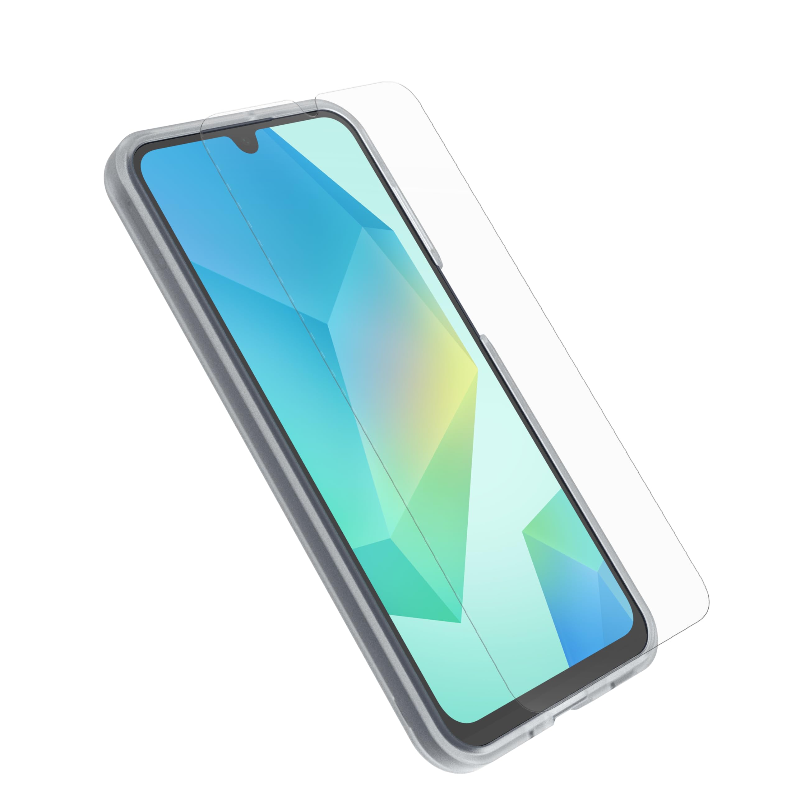 OtterBox Drop Protection Bundle for Samsung Galaxy A26 5G, React Series Case Tested to Military Standard and Glass Screen Protector, Clear