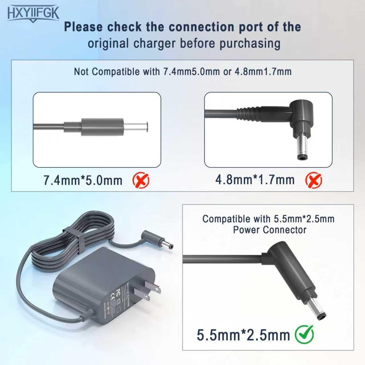 Dyson V6 V7 V8 Charger - 26.1V Replacement -2