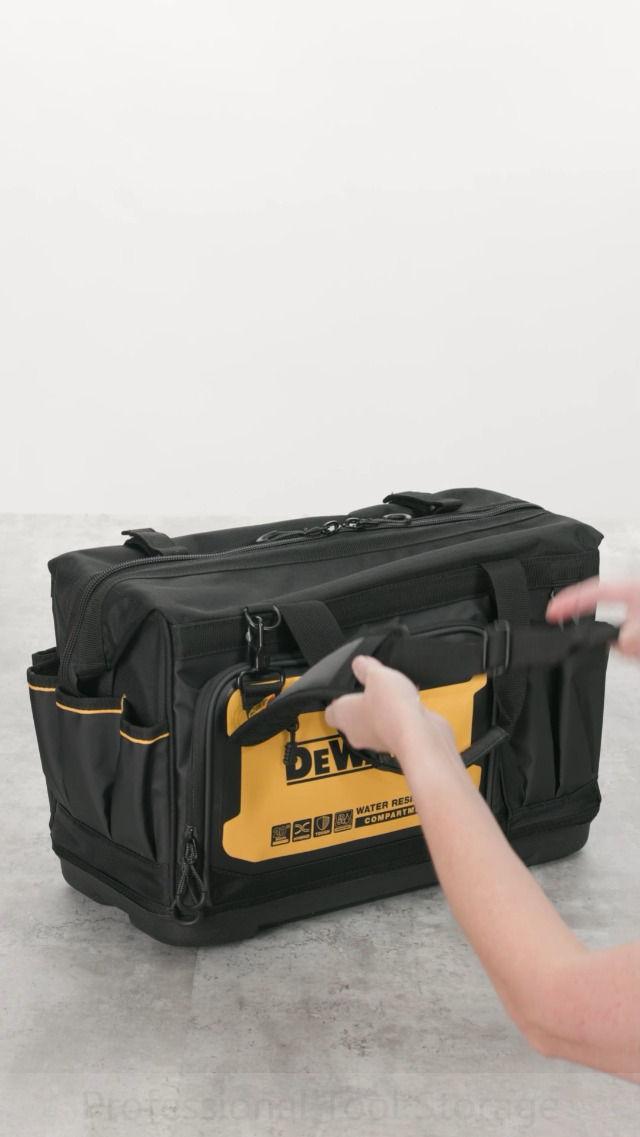 DEWALT Tool Bag, Water Resistant, Hard Bottom, Zimbabwe