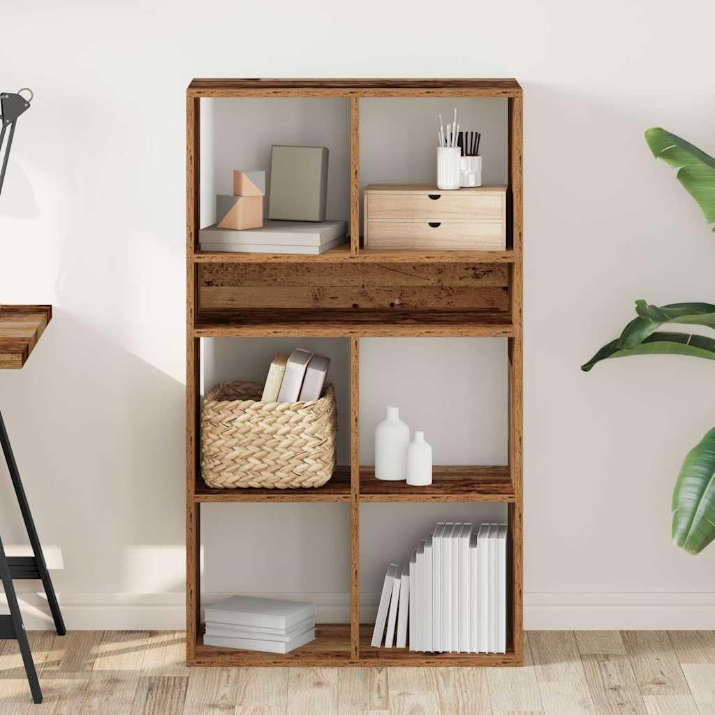 Generisch Bücherregal Altholz-Optik 66x31x112 cm Holzwerkstoff,Möbel,Regalsysteme,Bücherregale Bücherschränke-860308