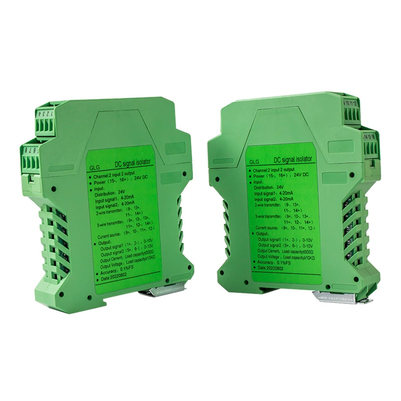 Isolateur de signal éliminateur de boucle de masse 24V pour automates de commande