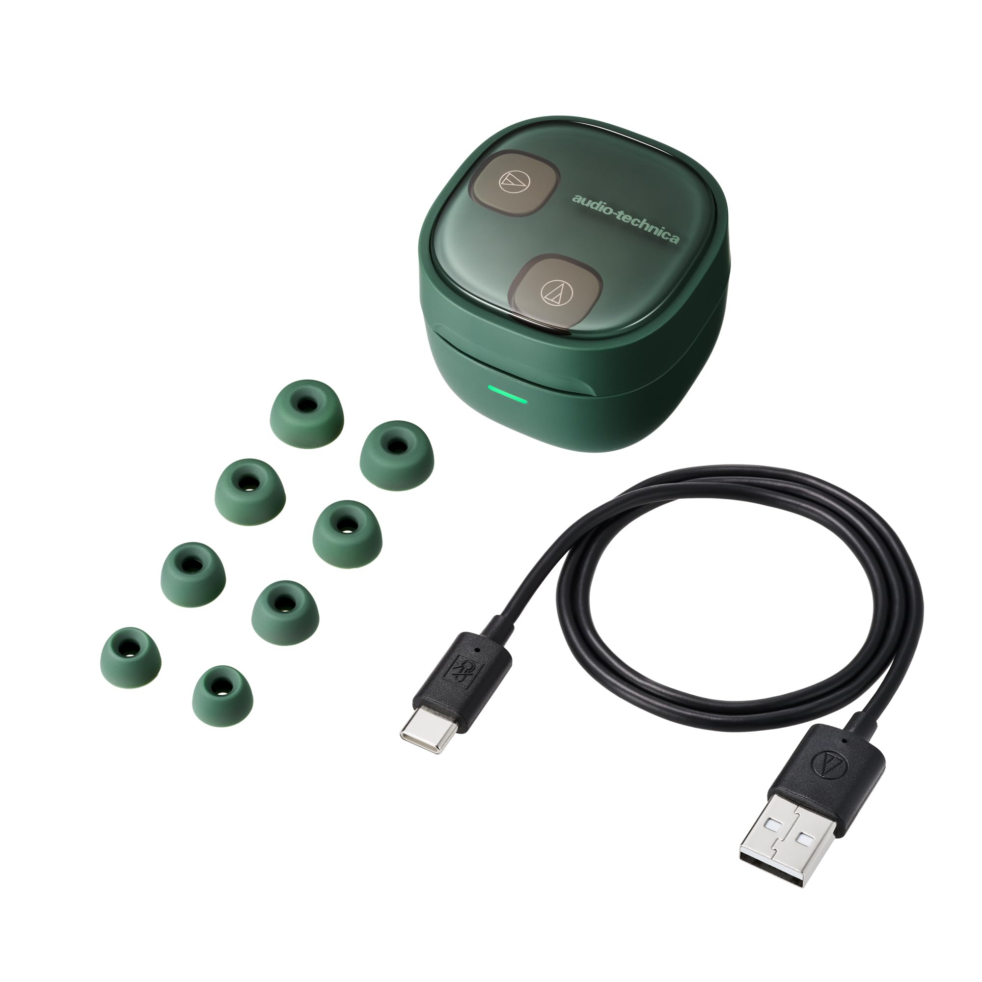 Amazon.co.jp: オーディオテクニカ ATH-SQ1TW2NC GR : 家電＆カメラ