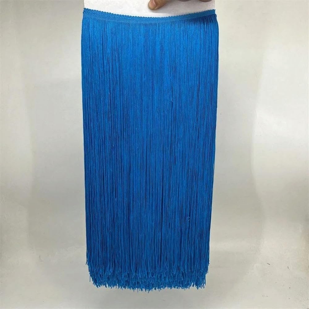 VIXDA 10Yard 50cm Long Fringes Lace Tassel Trim Latin Dance Curtain Trimming Sewing Decoration Tassels Fringe Ribbon