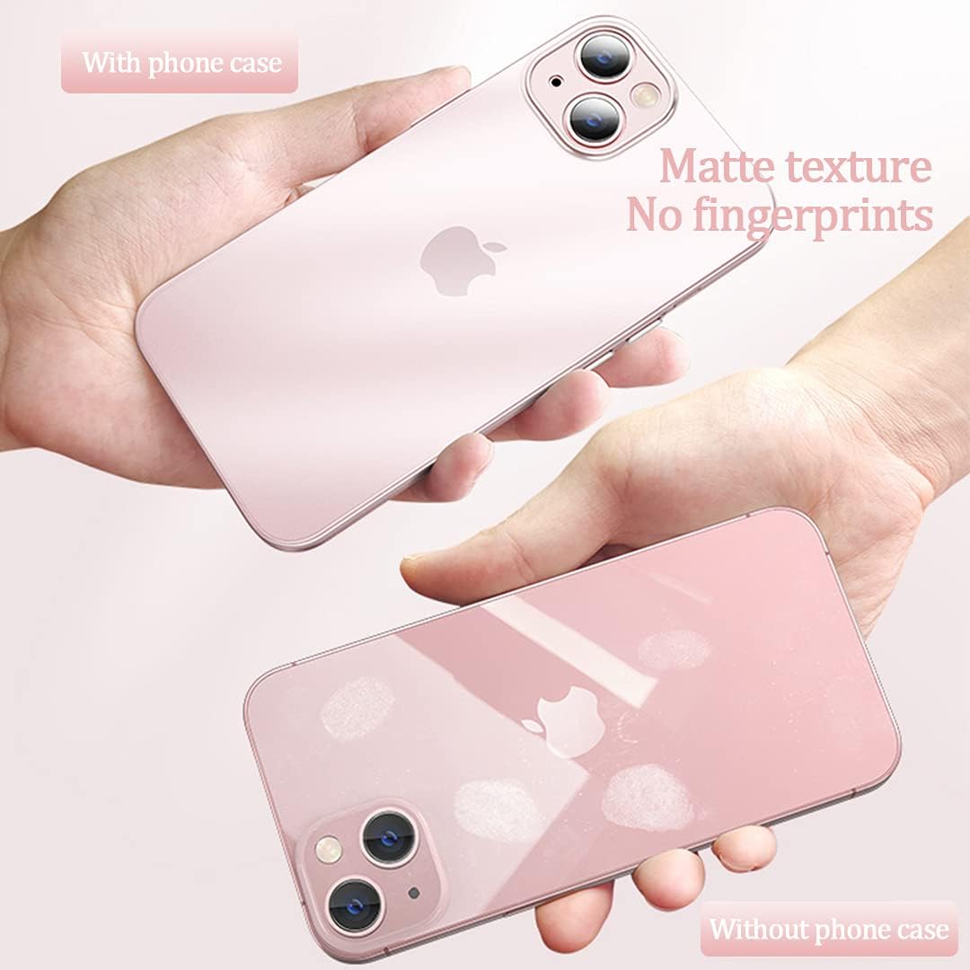 Xanwudu Compatible with iPhone 13 Case,Ultra-Thin electroplated Frosted Transparent Protective Sleeve,6.1 inch All-Inclusive fine Hole : Cell Phones & Accessories