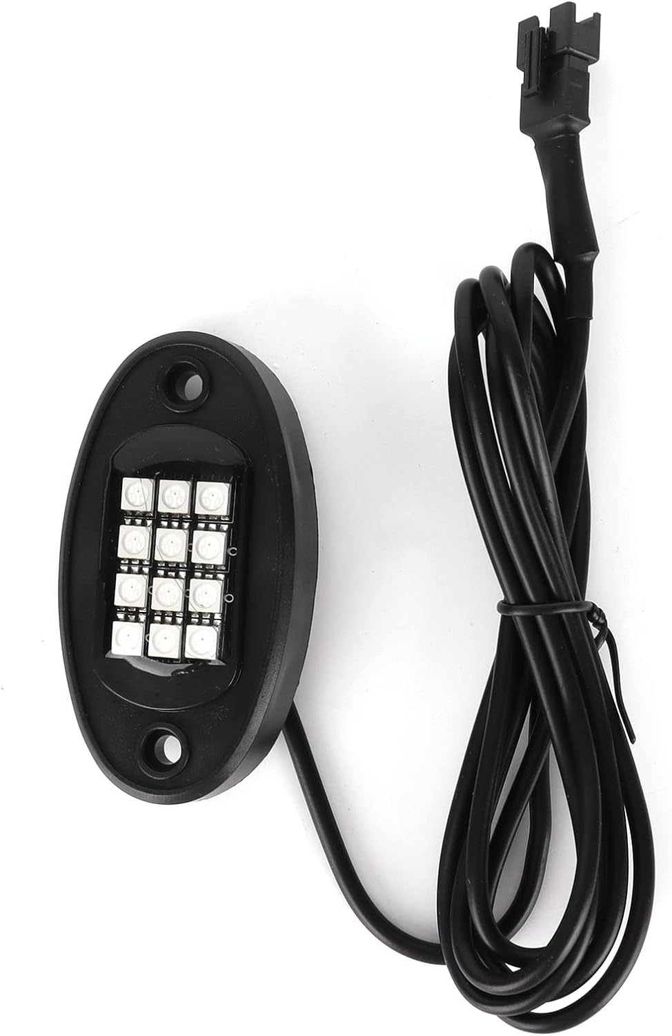 CHICIRIS 10W Brightness RGB LED Rock Light Kits, Lightweight, Easy to Install, Ideal for Car Truck Off Road ATV, Decorate Bar Garden with Cool Effects