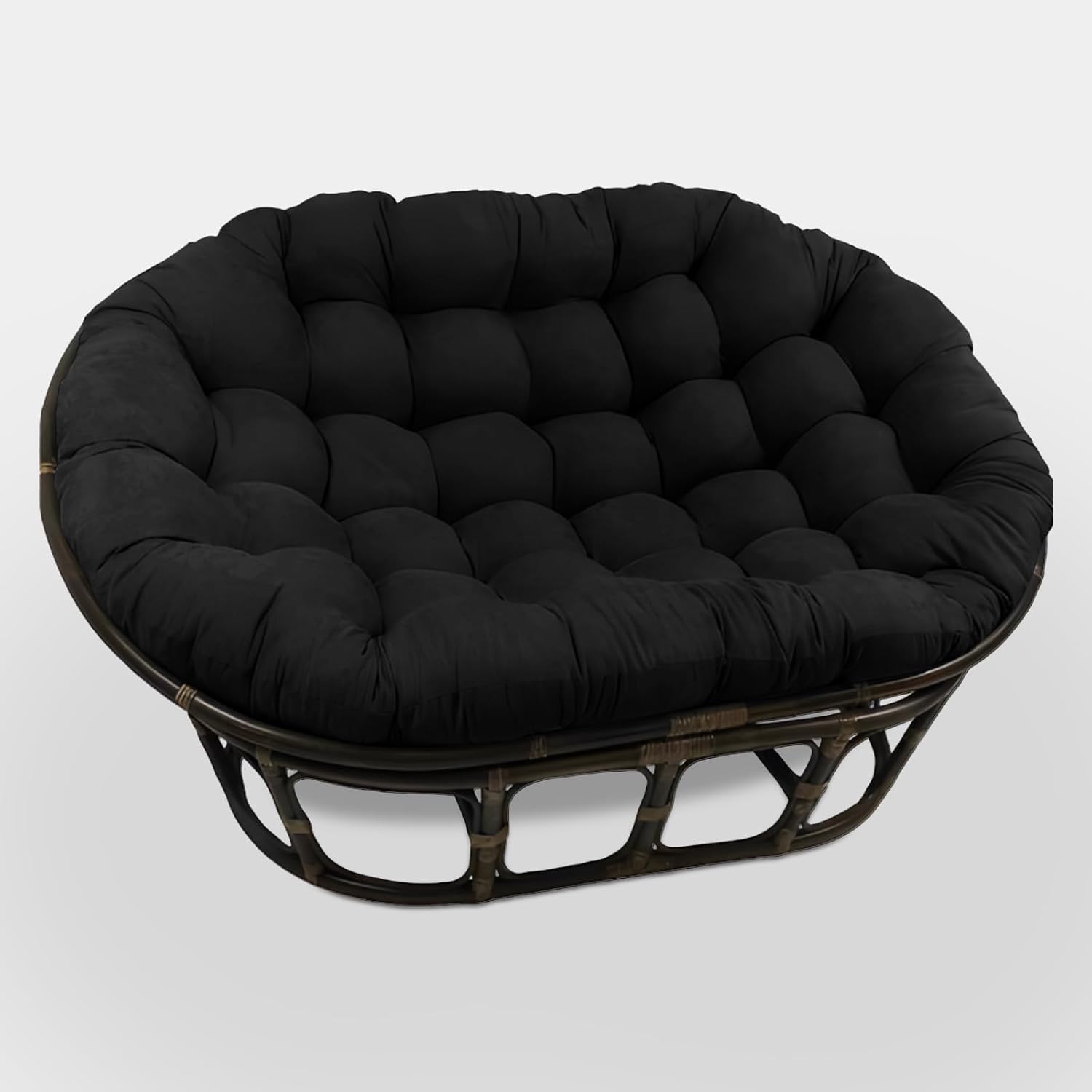 Lucky Waterproof Double Papasan Chair Cushion(Without