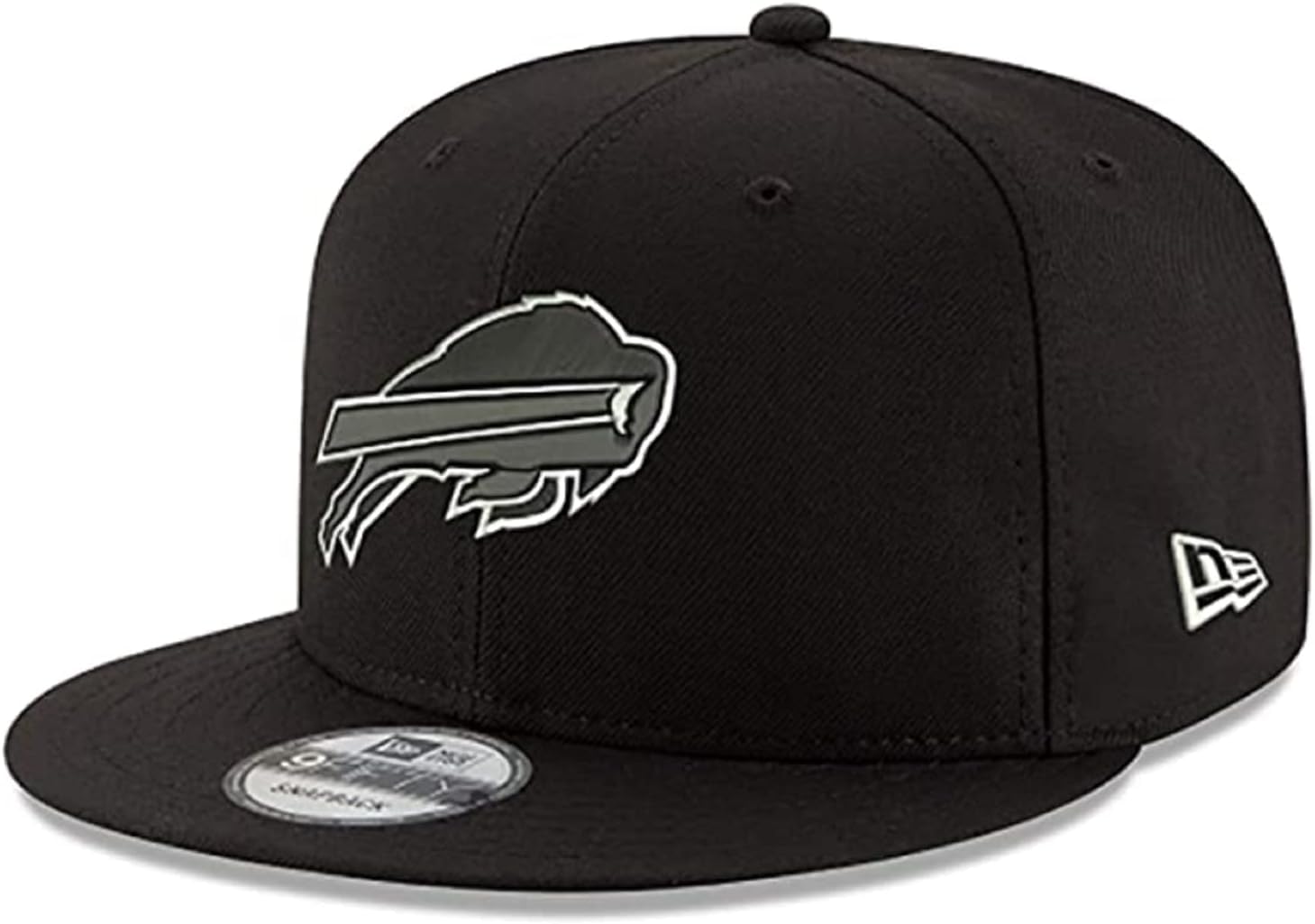 New Era NFL 9FIFTY Black White Adjustable Snapback Hat Cap One Size Fits All, Buffalo Bills, One Size โ image 1
