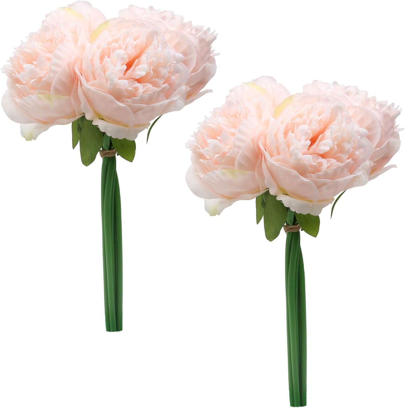 Artificial Peony Bouquets Flower Head Vantage Fake Peony Silk Plastic Plants with Stem for Home Decoration Wedding Party Garden Bar Festival Holiday 10 PCS Pink : Home & Kitchen